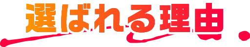 選ばれる理由
